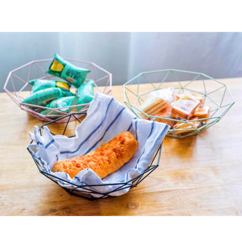 

Multi Purpose Storage Baskets Fruit Vegetable Drain Basket Snack Food Container Kitchen Living Room Bedroom Rest Room