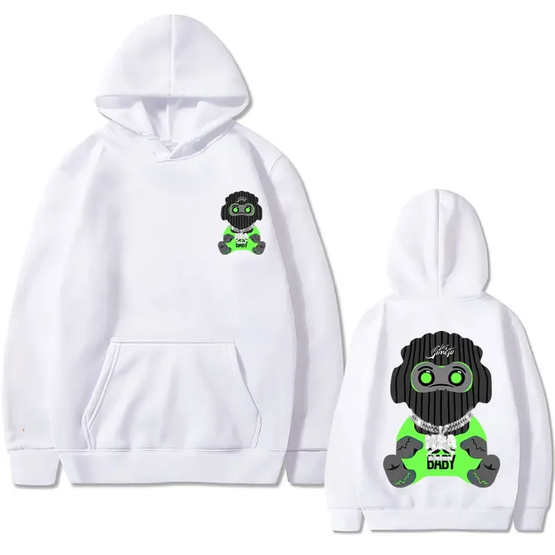 Singer Youngboy Never Broke Again Colorful Monkey Gear 38 Baby Graphic Hoodie Men's Vintage Sweatshirt Male Oversized Streetwear