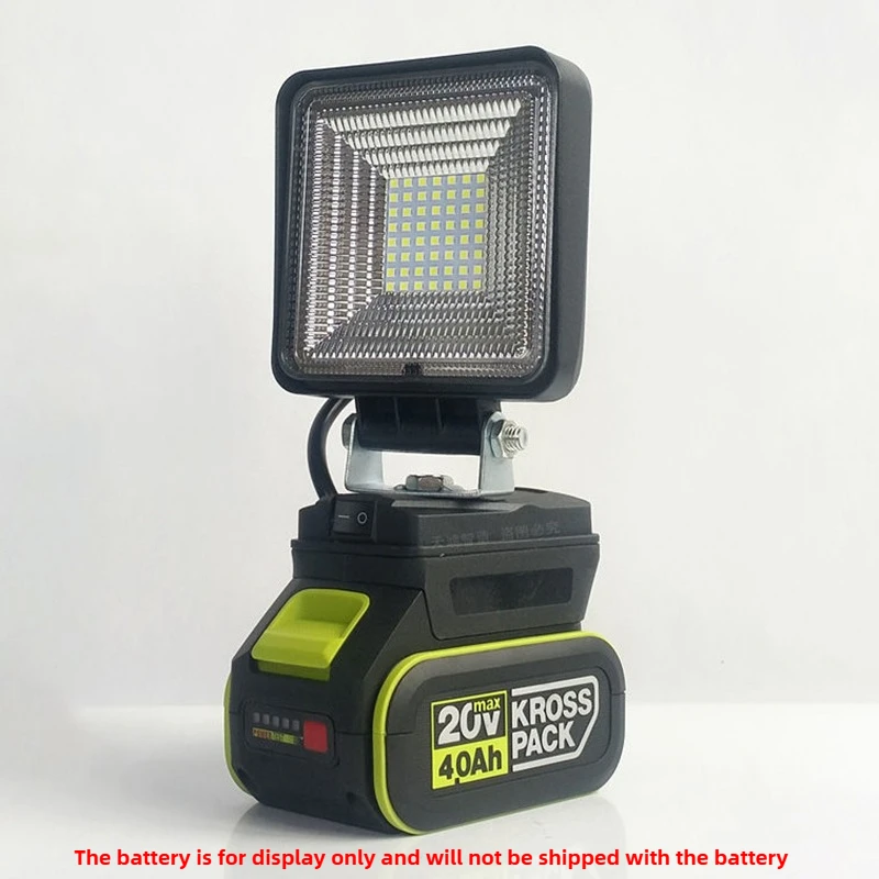 LED Light Lamp for WORX Lithium Battery Working Light Outdoor Emergency Maintenance Lights Astigmatism Useful Floodlights