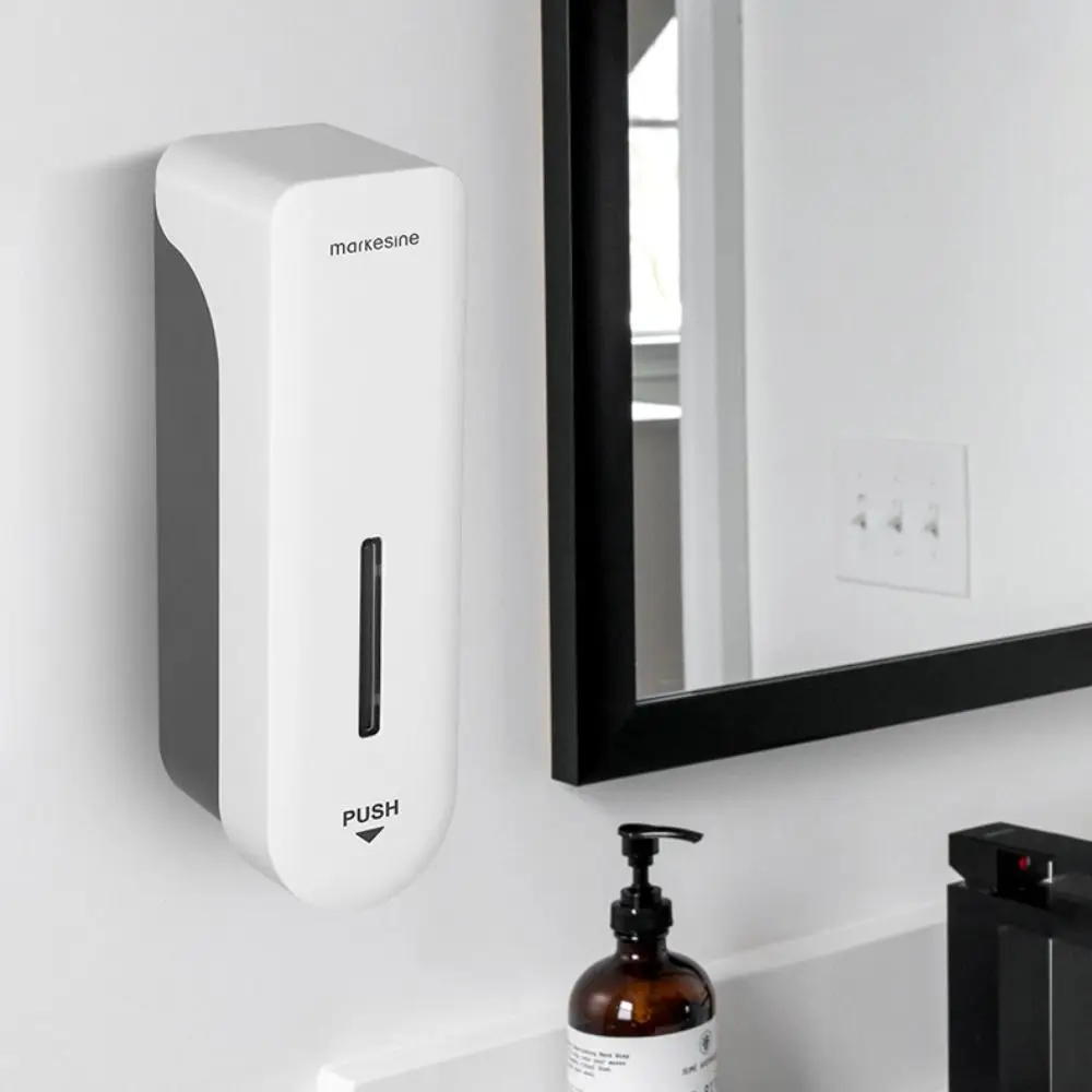 

Настенный дозатор мыла без сверления, противокапельный дизайн, пресс-насос, настенный дозатор мыла, прочный, большой емкости