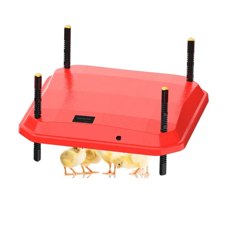 

50 Chicks Heating Plate Poultry Farm Heaters With Adjustable Height Support Color Customization