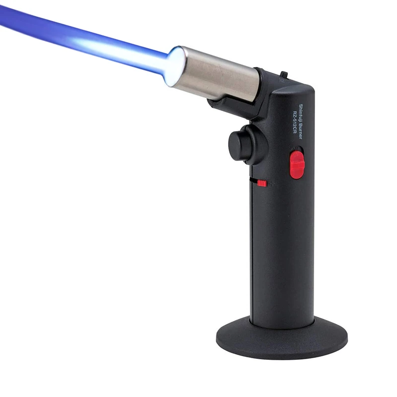 High Power 2.5 Times Strong Flame Electronic Ignition Gold Melting Torch Portable Burner Jewelry Welding Torch
