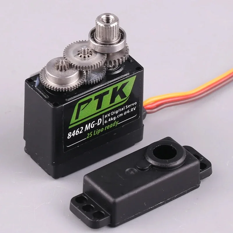7.4V 17.1g Digital Metal Gear High Pressure Servo Compatible PTK 8462 MG-D Glider RC Model Aircraft Repair Accessory