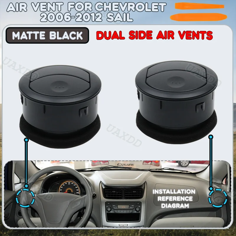 Automotive Equipment AC AIR VENT Ventilation Outlet 2 Din Car For 2006-2012 Chevrolet SAIL Air Conditioning Vent Grille Assembly