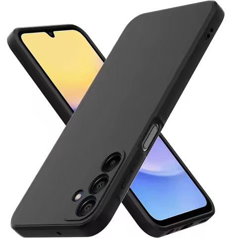 Ultra Thin Matte Soft Silicone Case For Samsung Galaxy S25 S24 S23 S22 S21 FE Plus Ultra A06 A16 A26 A36 A56 Black Cover Shell