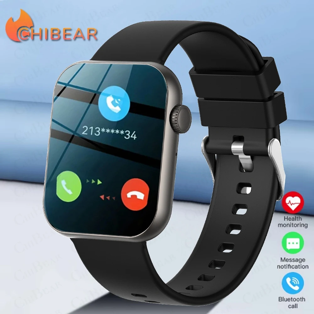 

2025 New Smart Watch Men GPS Sports Waterproof Watch Health Heart Rate AI Voice Assistant Bluetooth Call HD Smartwatch IOS