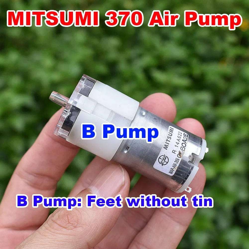 MITSUMI 370 Mini Air Pump Electric Micro Booster 3.7V 5V Oxygenation 6V Aquarium Power Fish Tank Silent Medical Equipment Pump