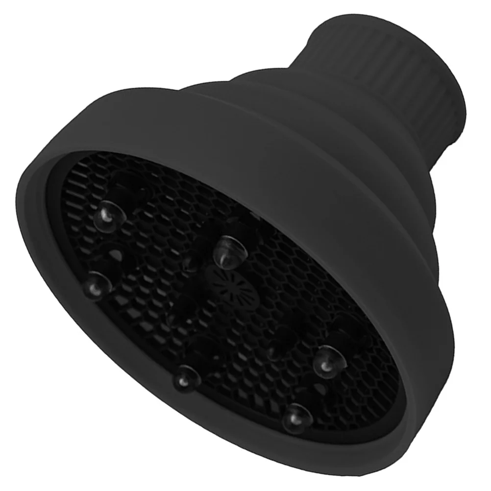 موزع مجفف شعر من السيليكون المتين، غطاء مجفف شعر عالمي مرفق لأداة تصفيف الشعر في صالونات تصفيف الشعر المموجة والمجعد #3