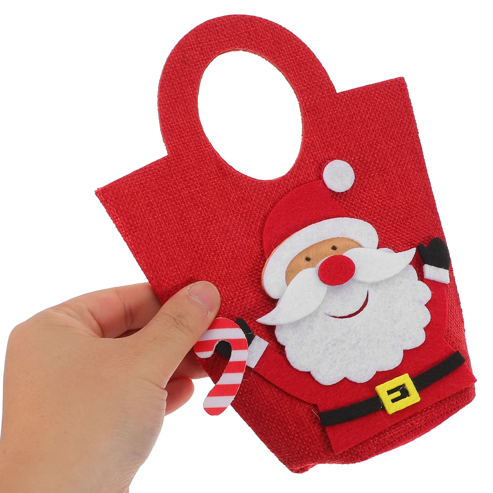 

3Pcs Christmas Tote Bags Decorative Cartoon Reusable Treat Bags for Xmas Party Favors and Outdoor Gatherings Christmas Handbag