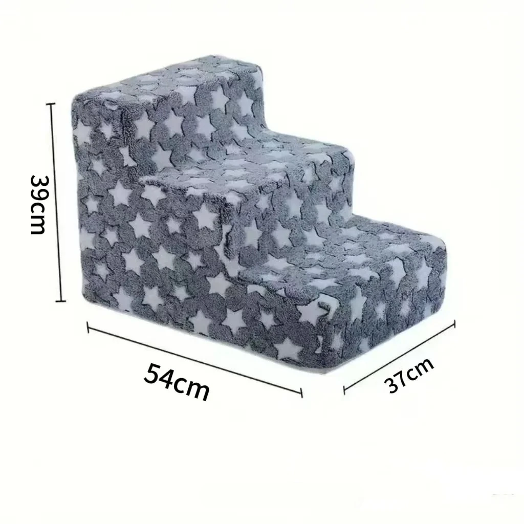 Pets Household Bedside Stairs Dogs Teddy Dogs Stairs Cats Cleaning Pet Ramp Stairs for Dogs Pet Accessories - view 2
