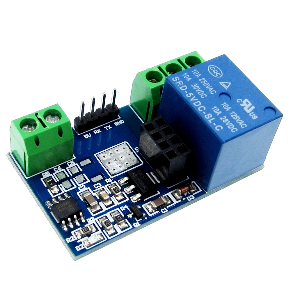 ESP8266 ESP-01 ESP01 5V WiFi Relay Module Remote Control Switch for Phone APP Things Smart Home (no ESP-01) Smart Electronics