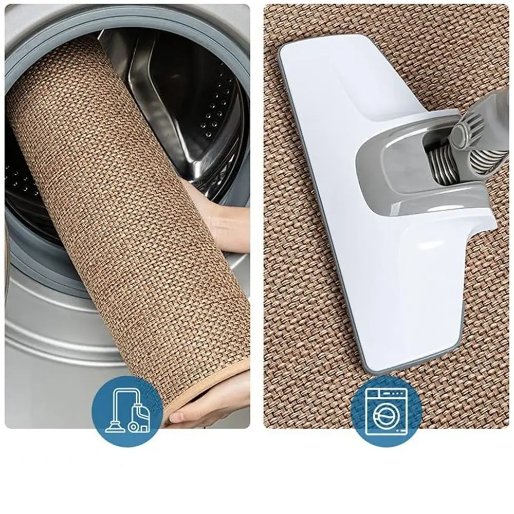 

Кухонное украшение, супер впитывающий кухонный напольный коврик, длинный утолщенный входной коврик, моющийся нескользящий льняной коврик для ванной, домашний коврик