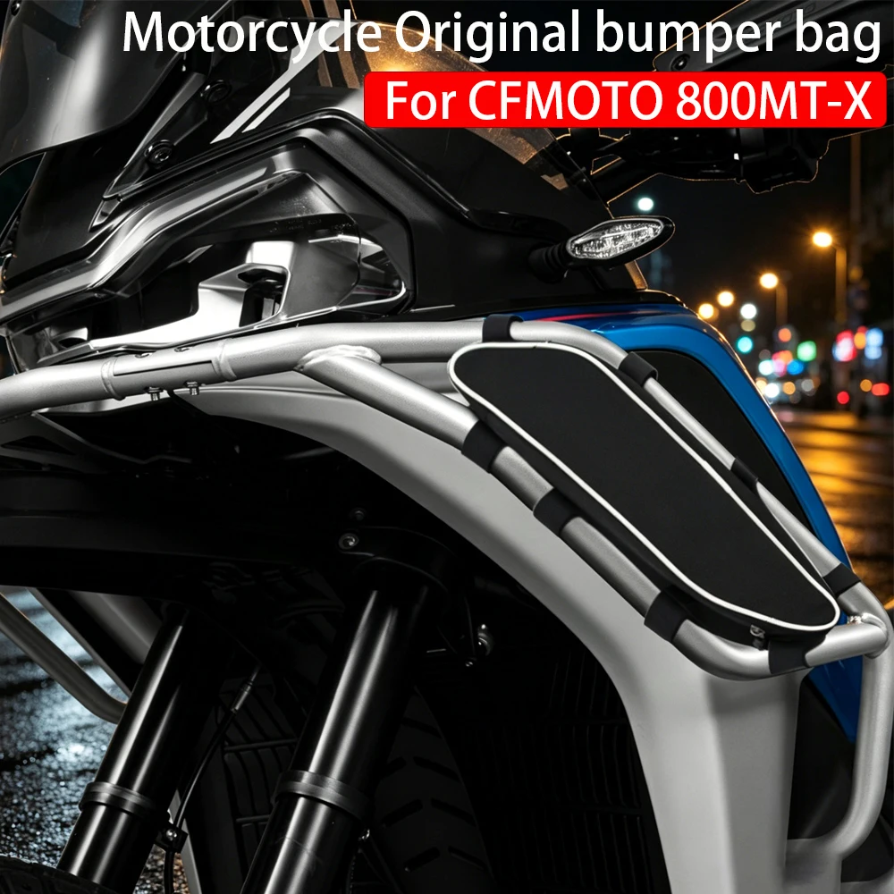 For CFMOTO 800MT-X Motorcycle Frame Crash Bars Waterproof Bag Accessories 800 MT-X Original Bumper Repair Tool Placement Bag