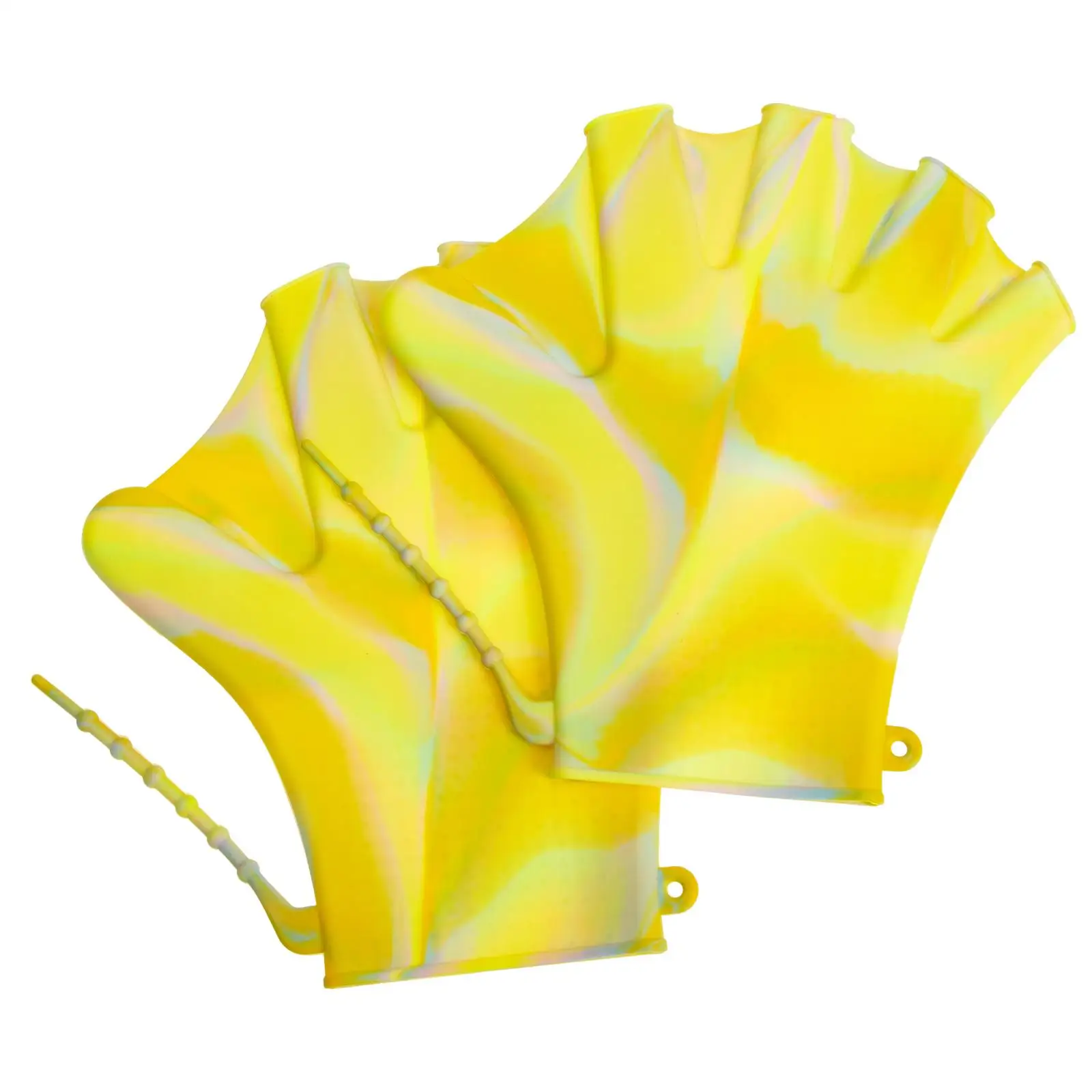 Silicone Webbing Swim Gear Gloves Aquatic Summer Training Hand Paddles for Swimming Adult Silica Gel Pool