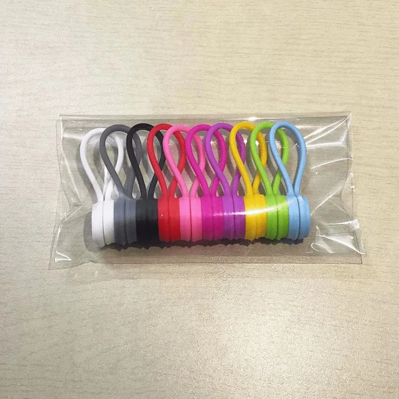 10 قطع 11 سم سلك اللفاف - تخزين كابل بيانات قوي متعدد الأغراض لكابلات شحن سماعات الأذن