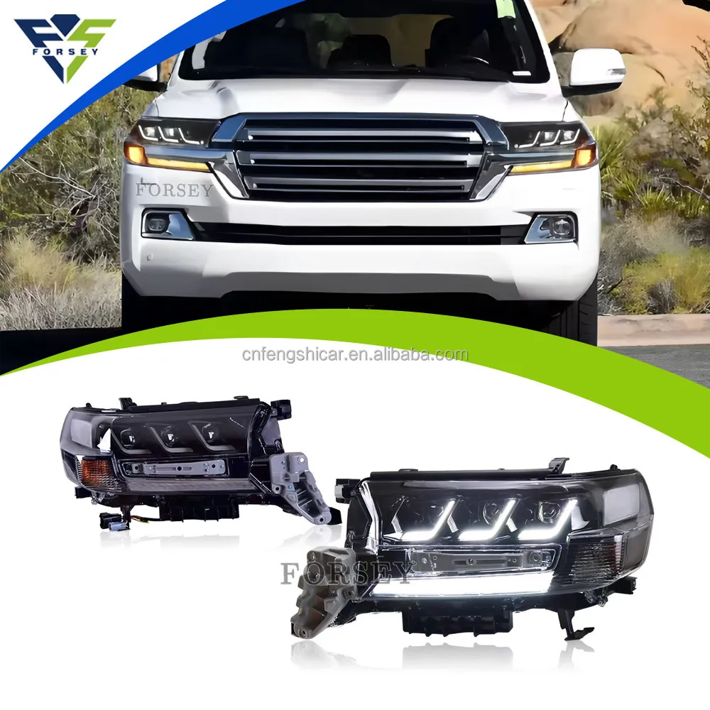 

2016-2020 LC200 Автозапчасти Модифицированные и модернизированные Высококачественные передние светодиодные фары Новое состояние Фари Светодиодные фары