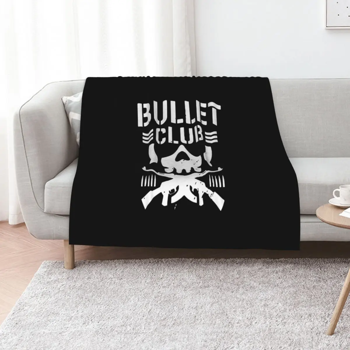Bullet Club Throw Blanket Stylish Decor Blanket Gift for Friends Roommate