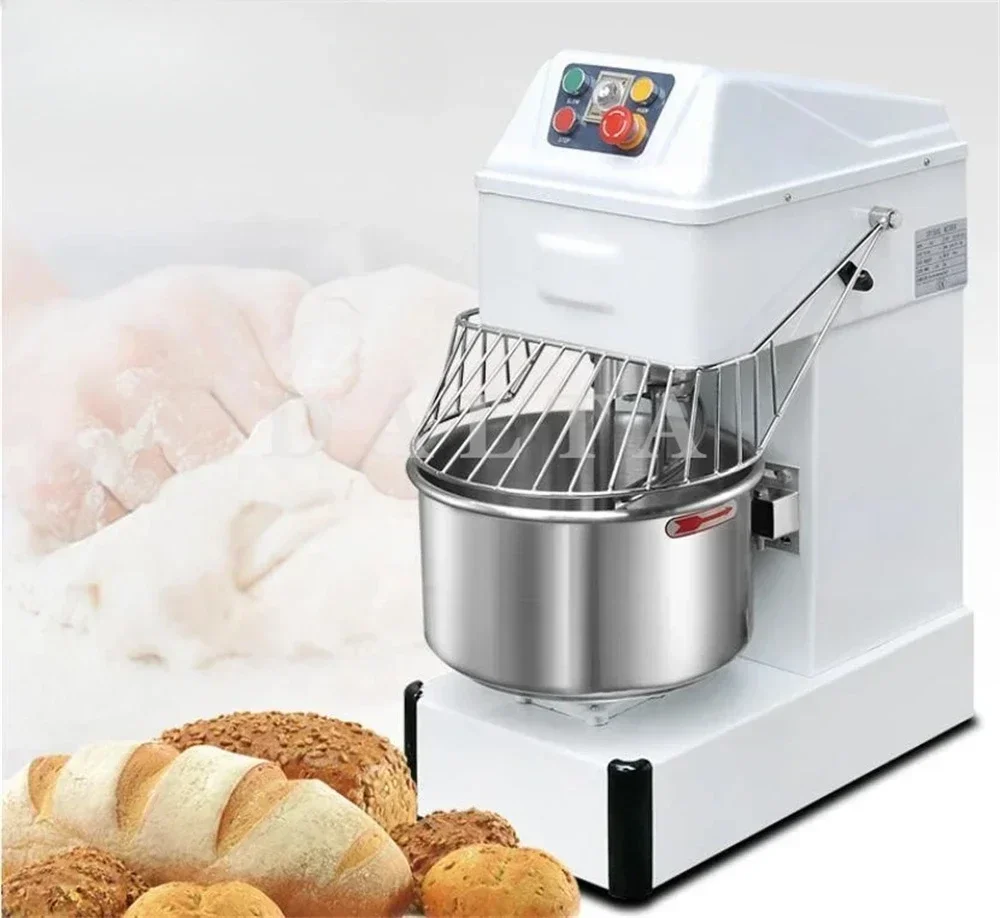 40L Bowl Capacity Flour Mixing Machine16KG/H Spiral Mixer Doubel Speed Dough Kneading Machine For Home