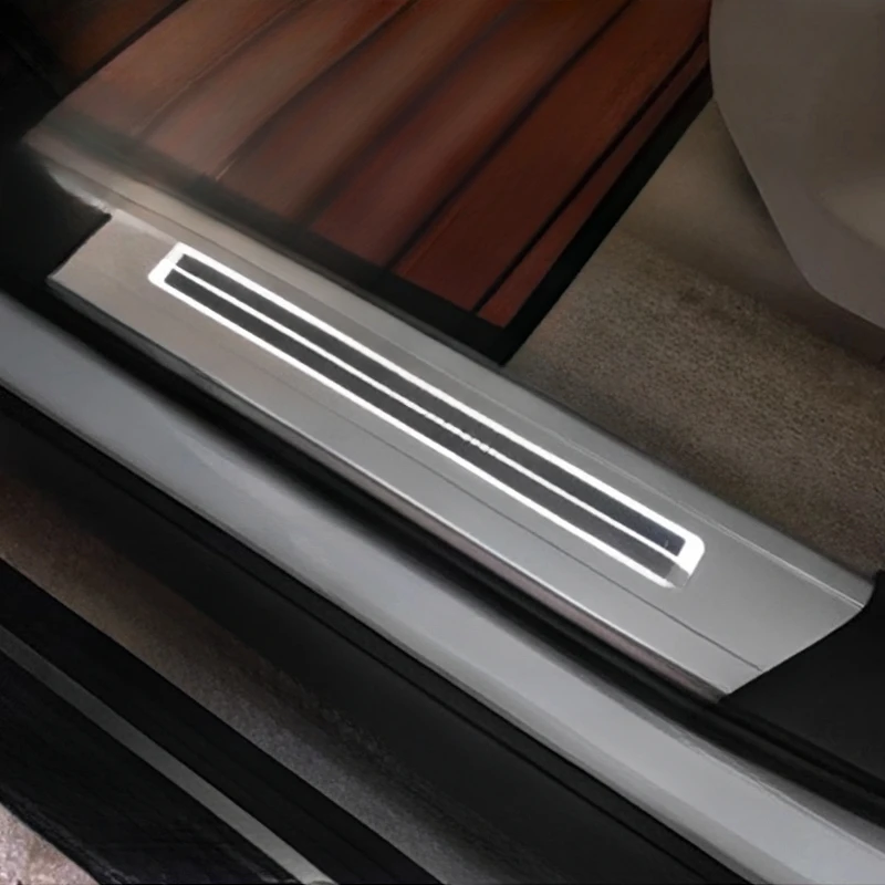 For Land Rover Range Rover Executive L405 Illuminated Door Sill Welcome Plate Footboard with Light Door Strip Modification