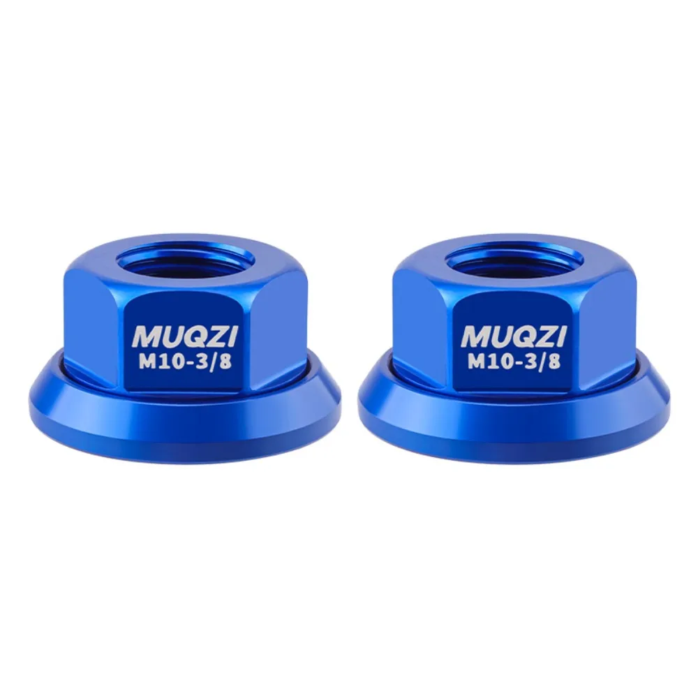 AliExpress NONE 2pcs M9/M10/M10*3/8 Bicycle Hub Nut Aluminum Alloy High Strength Rear Axle Screw Anodizing Anti-rust Bike Accessories