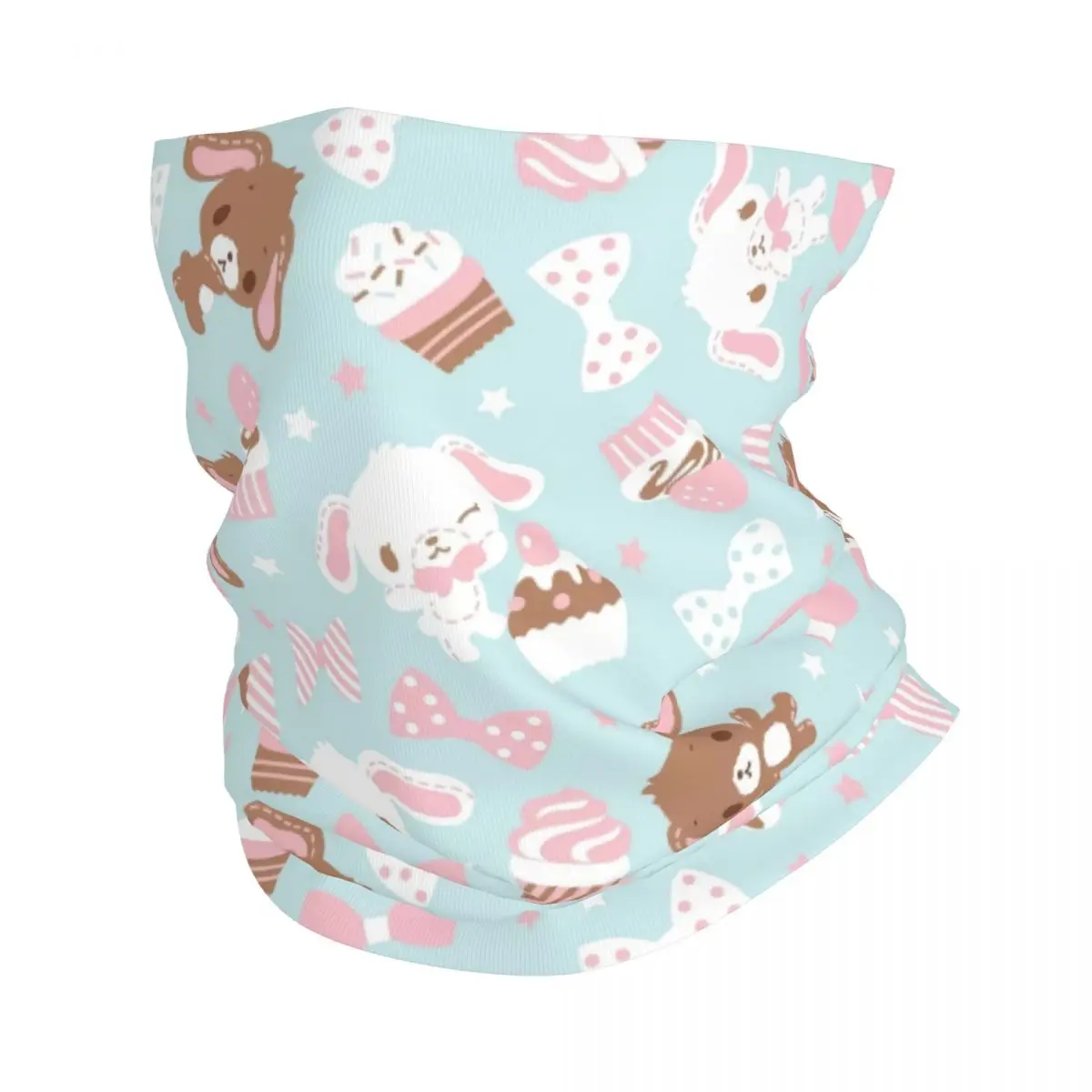 

Custom Cartoon Sugarbunnies Sanrio Japan Anime Neck Gaiter Men Women Windproof Winter Bandana Scarf for Cycling