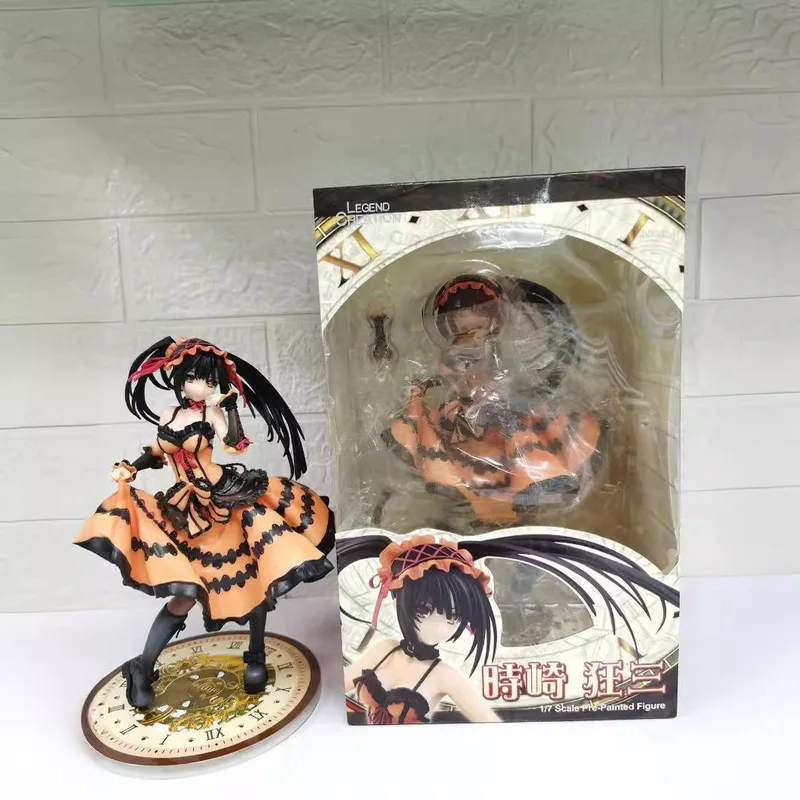 2025 New Figma585 Date A Live Tokisaki Kurumi Action Figure Tide Decoration Acgn Desktop Decoration Birthday Christmas Gift Toy