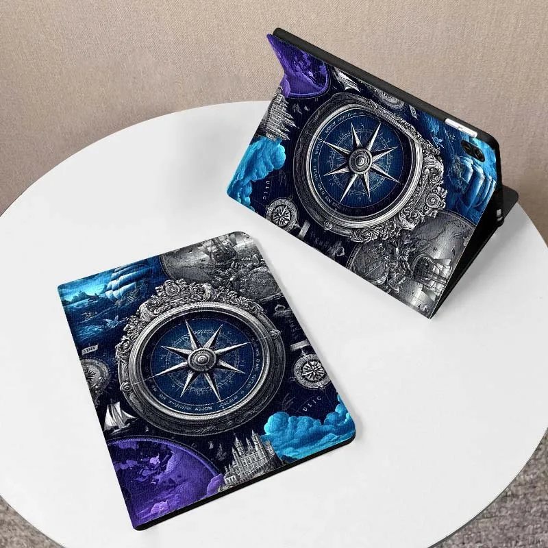 

Fashion compass design Tablet Case For Honor Tab Pad 6 7 8 9 X8 V7 V8 X9 13 X8a X9a Pro 10 Magic GT GT2 10.1 13.3 Inch