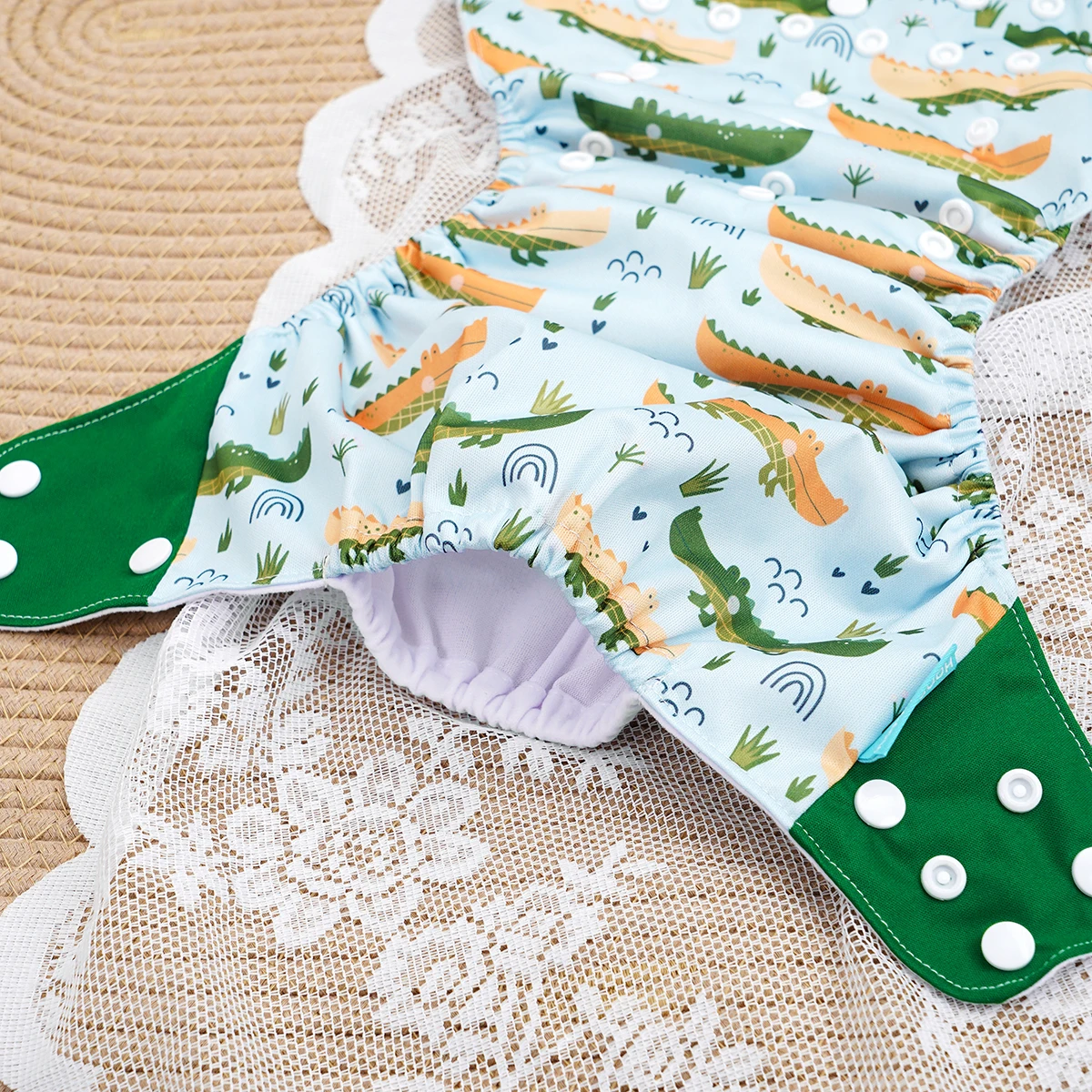 جديد 4 قطعة مجموعة قابل للتعديل الجلد المدبوغ القماش حفاضات الطفل قابلة لإعادة الاستخدام قابل للغسل الوليد الحفاضات الرضع سروال التدريب الفتيان والفتيات الحفاض #5