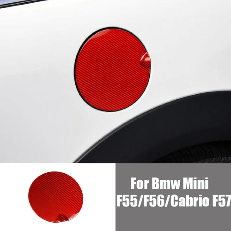 

A + красная накладка на крышку топливного бака из углеродного волокна для BMW Mini Cooper F55 F56