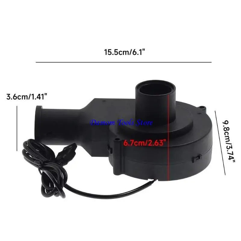 57be 155x98x67mm12v تدفق الهواء الكبير 100V 220V AC وحدة تحكم السرعة