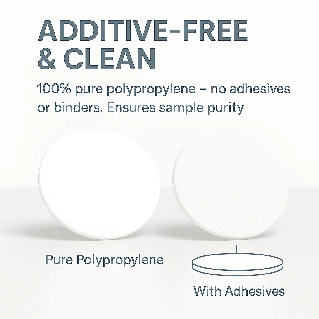 PP Polypropylene Filter Membrane 0.22/0.45um Lab Chemical Resistant for Organic Solvents Ink Pigment Acid Alkali Filtration