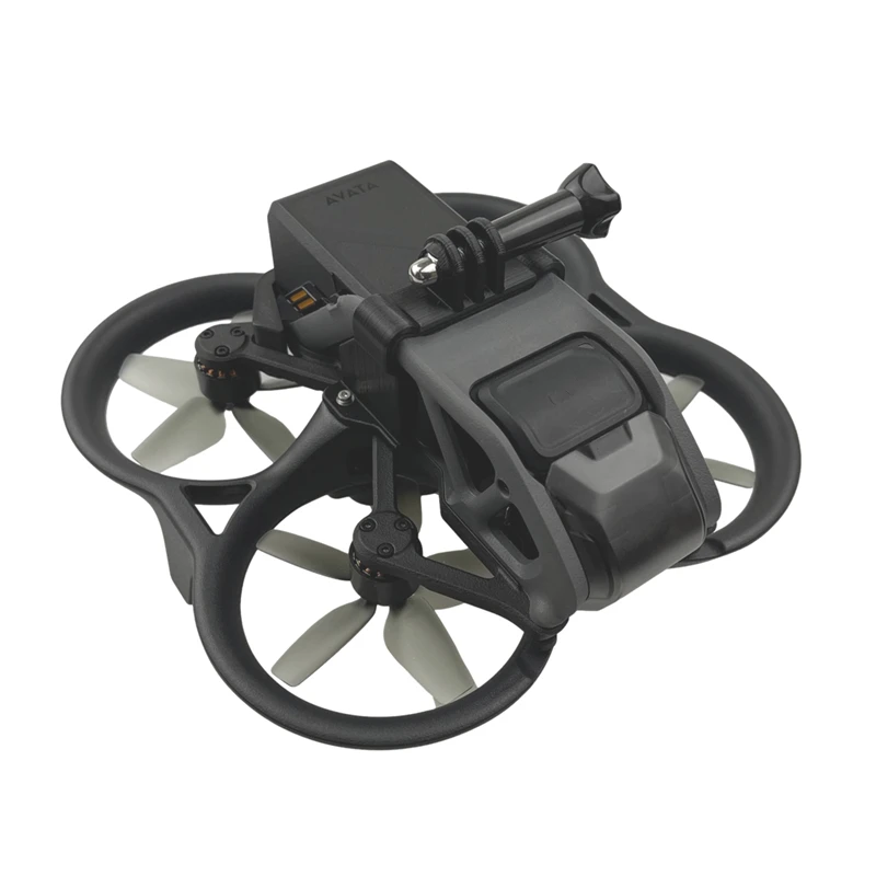 action camera mount bracket for gopro /insta360 /dji action 2 dapter base flight shot for DJI Avata through drone accessories