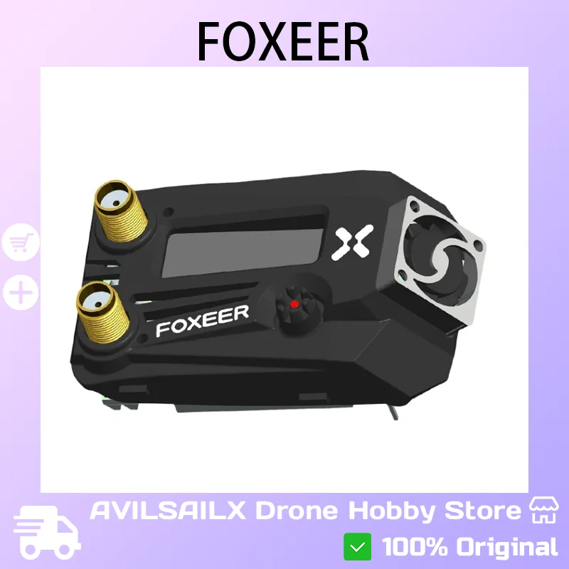 

72-канальный двойной приемник Foxeer Wildfire 5,8 ГГц — поддерживает OSD и обновление прошивки, совместимое с очками FPV Fatshark