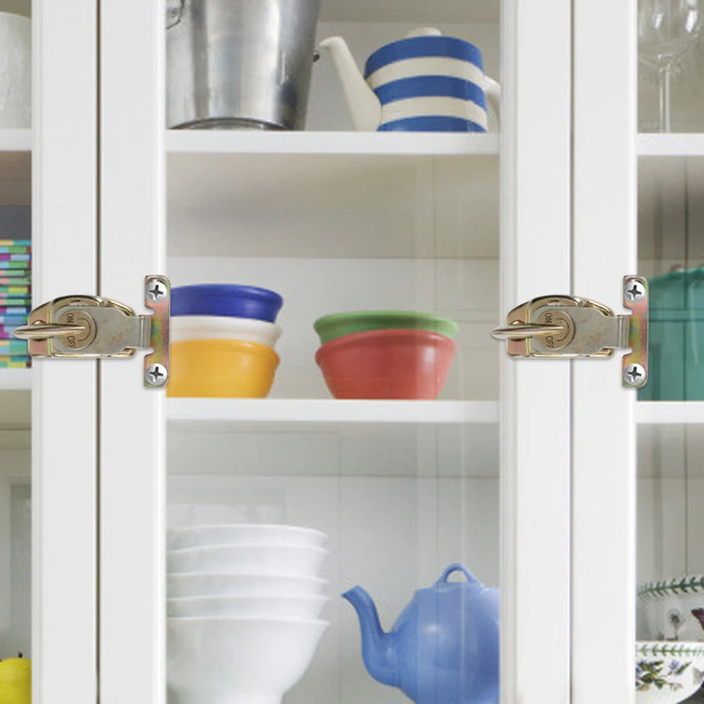 

2 pcs Table Lock Buckle Iron Table Leaf Fasteners Sturdy Tabletop Connectors For Dining Cabinet Conference Tables Extension