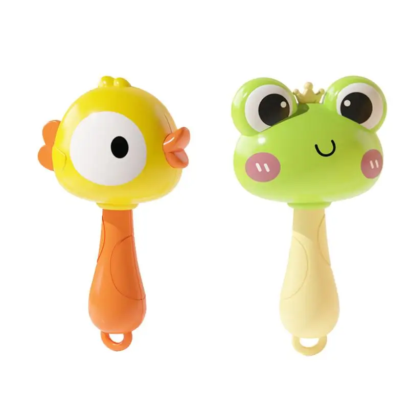 

Cute Frog Duck Maracas Baby Musical Instrument Rattle Shaker Toys For Kids Birthday Baby Shower Party Favors