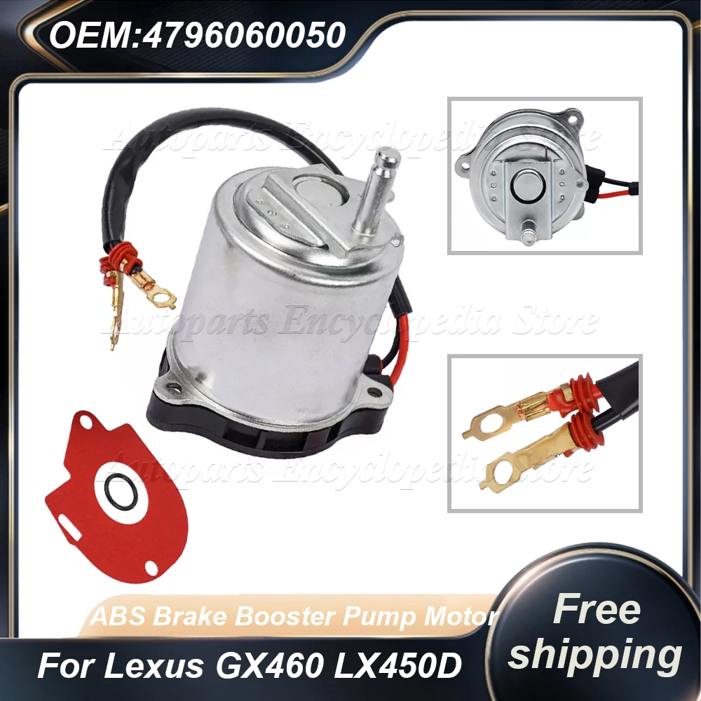 

ABS Brake Booster Pump Motor 4796060050 For Toyota 4Runner Land Cruiser Prado For Lexus GX460 GX470 LX570 LX450D 47960-60050