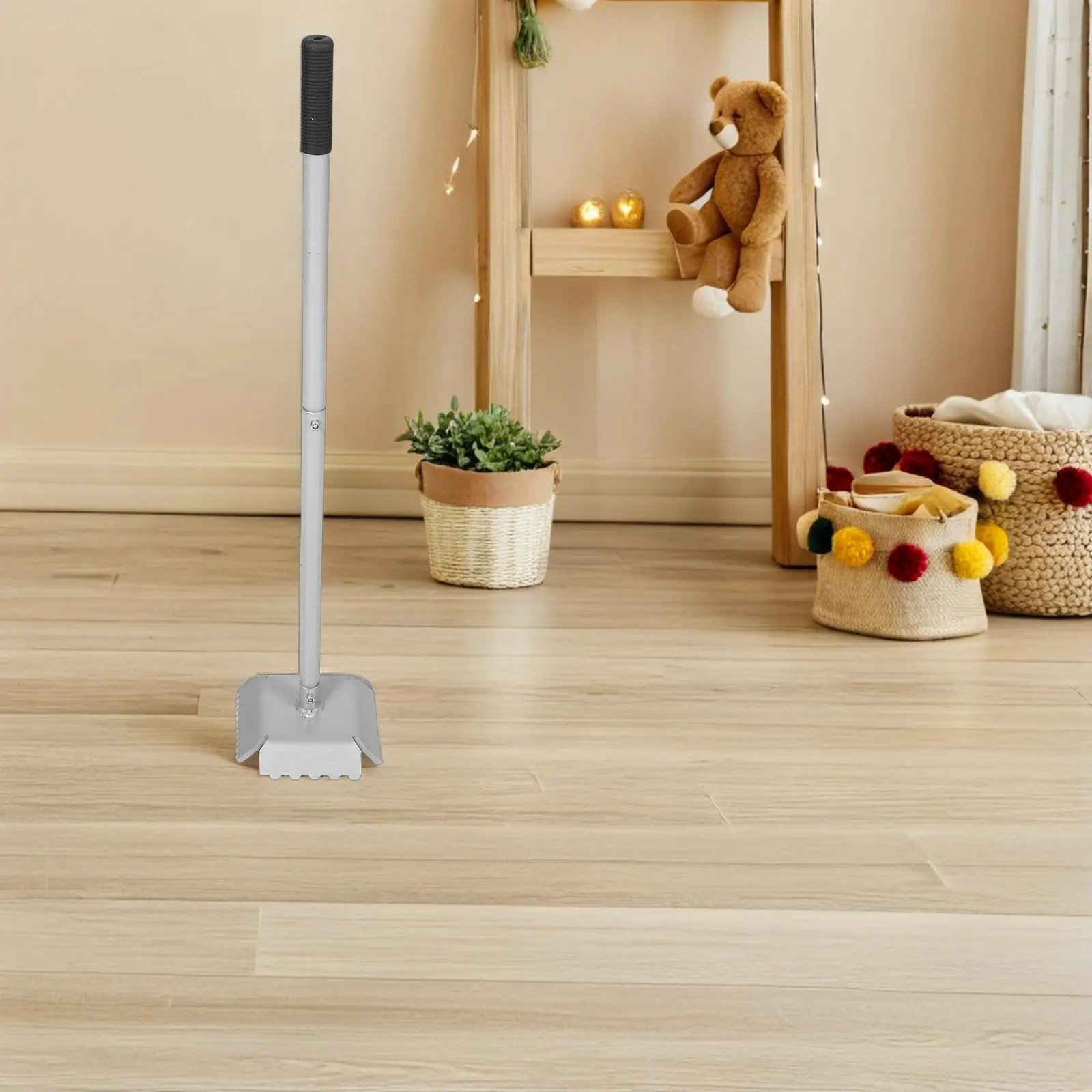 

Manual Garbage Bin Compactor Stainless Steel Trash Can Crusher Tool for Home Kitchen Office Waste Compression Trash Compactor