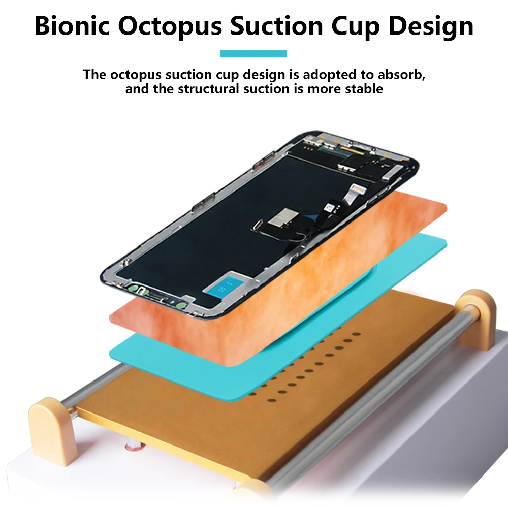 Universal Suction Pad For All LCD Separator Heating Phone Screen 7 inch Fixed Glass Increased suction Repair Mat