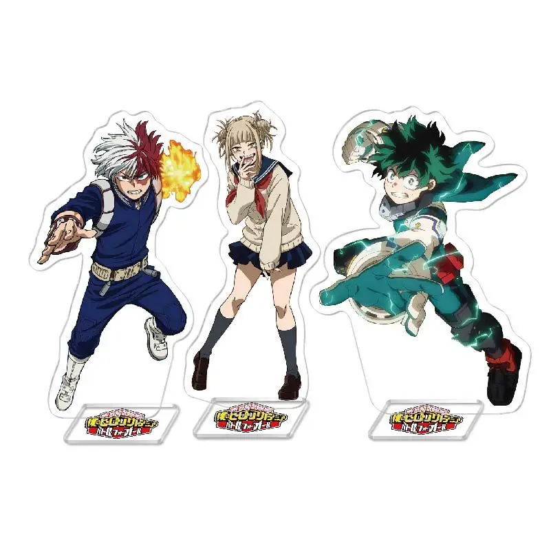 16Cm Anime Acrylic Standee for My Hero Academia Midoriya Izuku Bakugo Katsuki Anime Collectibles Acrylic Standee Birthday Gift