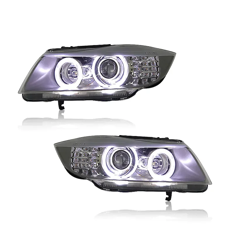 

SJC Auto Car Lights Headlights for BMW 3 Series E90 2005-2012 New Upgrade LED Daytime Running Lights