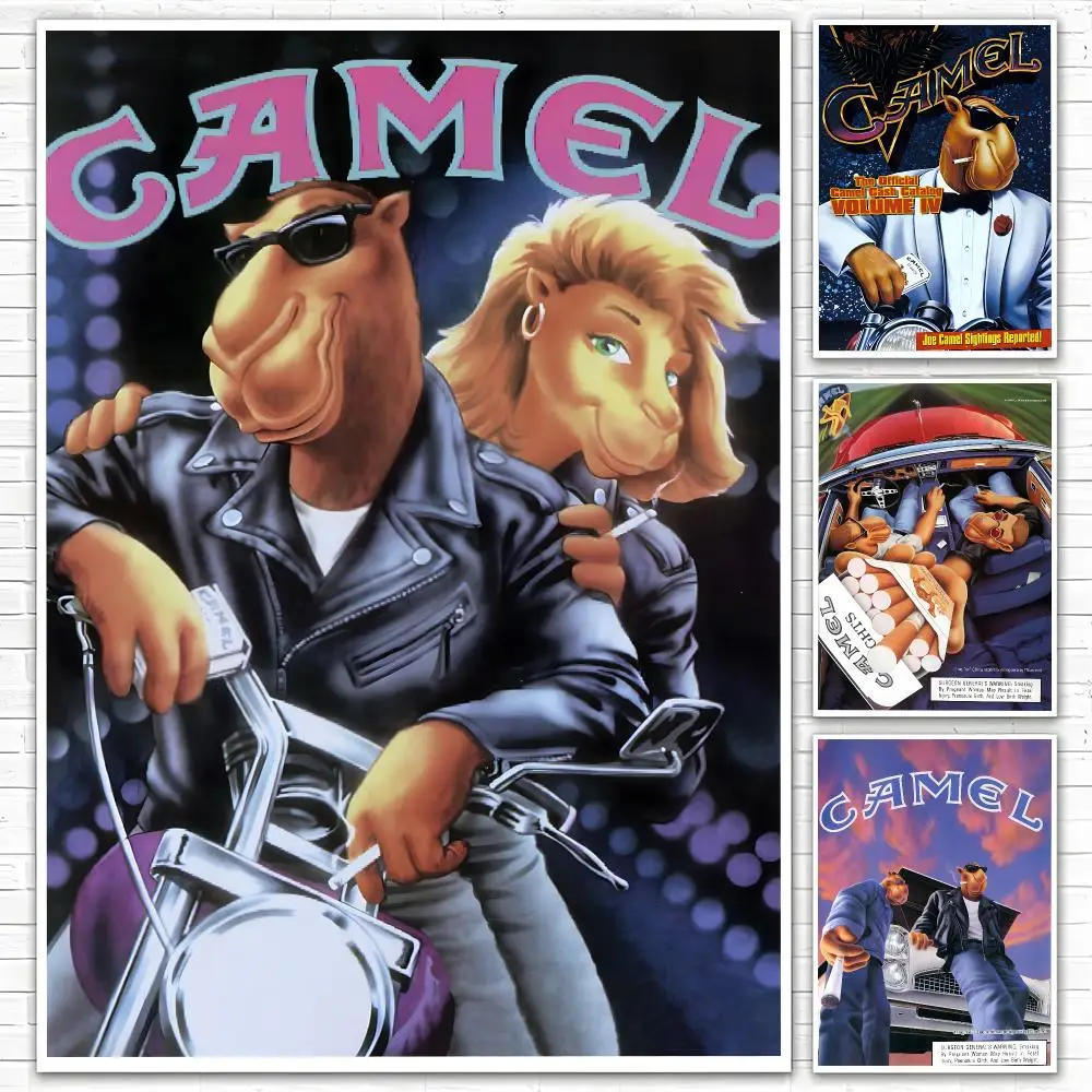 Brand Camel Cigarettes Poster Poster All-match HD Waterproof Self-Adhesive Wall Art Sticker For Home Bedroom