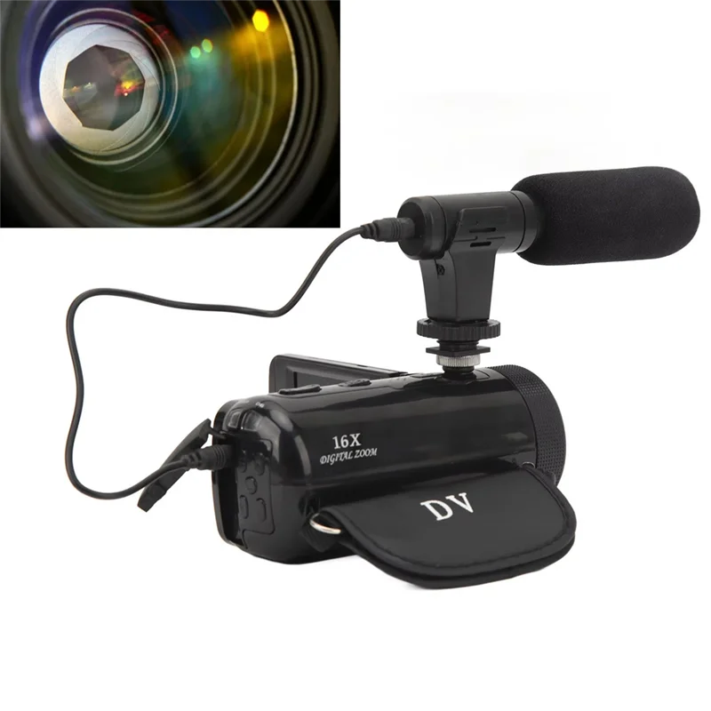 

FFYY-Microphone Camera Digital Video Camera 16 Million Pixels 2.4 Inch IPS USB Interface