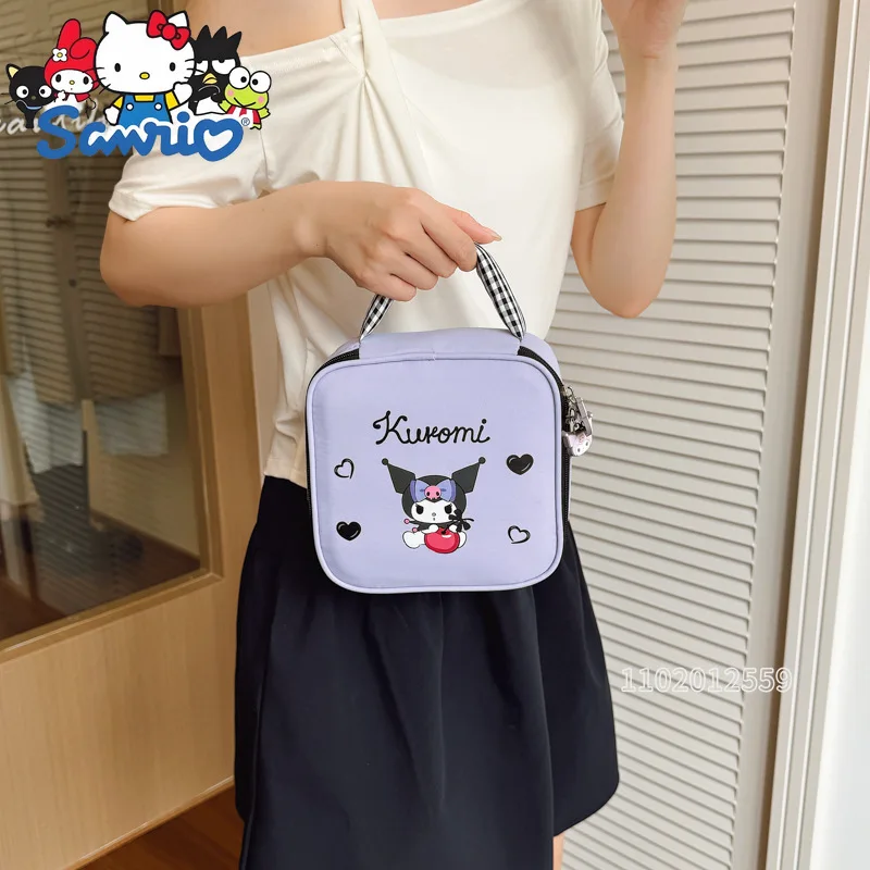  Hello Kitty Original New Cosmetic Bag Luxury Brand Portable Cosmetic Bag Large Capacity Travel Storage Toiletry Bag
