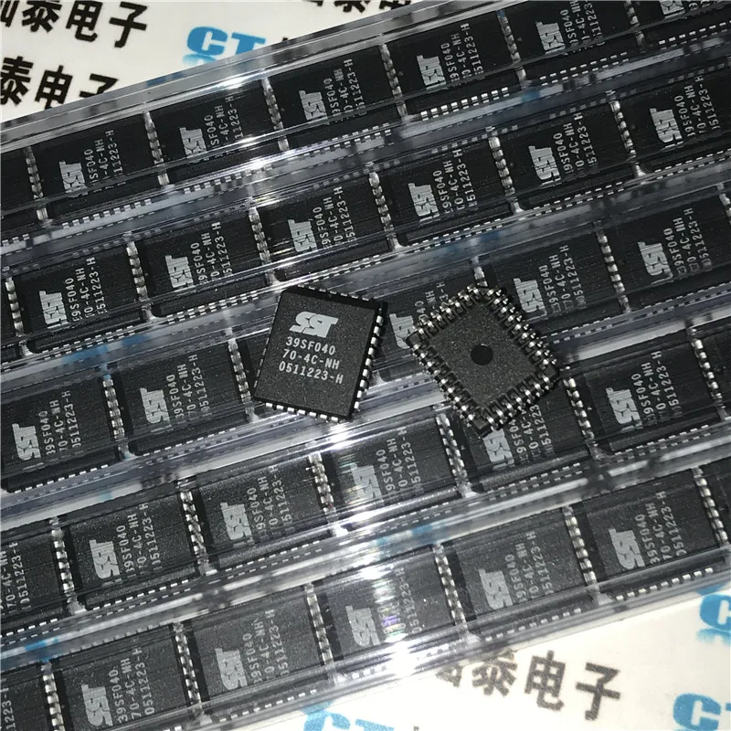 Free shipping   39SF040 SST39SF040-70-4C-NHE PLCC32     10PCS