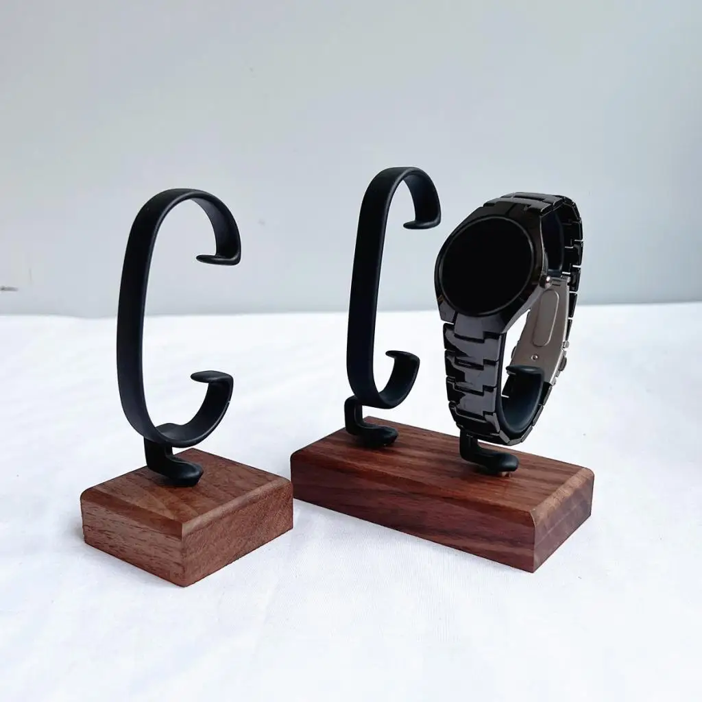 C Shape Watch Display Stand Shops Watch Stand for Countertop Shop Showcase