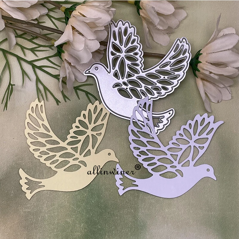 Peace dove bird Metal Cutting Dies Stencils For DIY Scrapbooking Decorative Embossing Handcraft Die Cutting Template