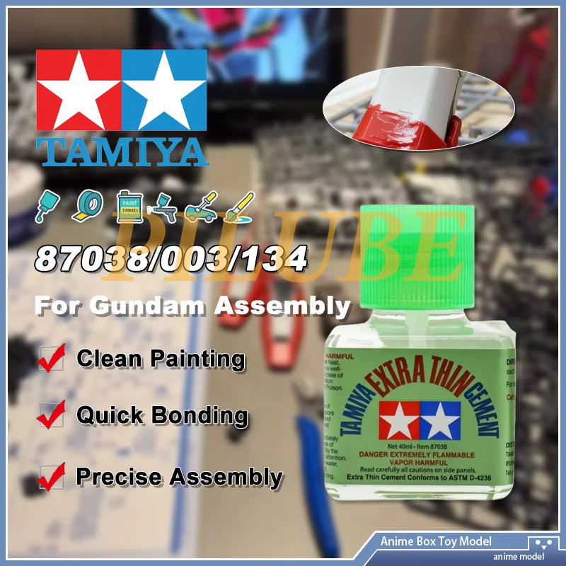 TAMIYA 87182/038/003/134 Набор инструментов для модели Пластиковые цементные краски Тоньше Маскирующие инструменты для сборки и ремонта моделей Gundam TAMIYA 87182/038/003/134 Набор инструментов для модели Пластиковые цементные краски Тоньше Маскирующие инструменты для сборки и ремонта моделей Gundam