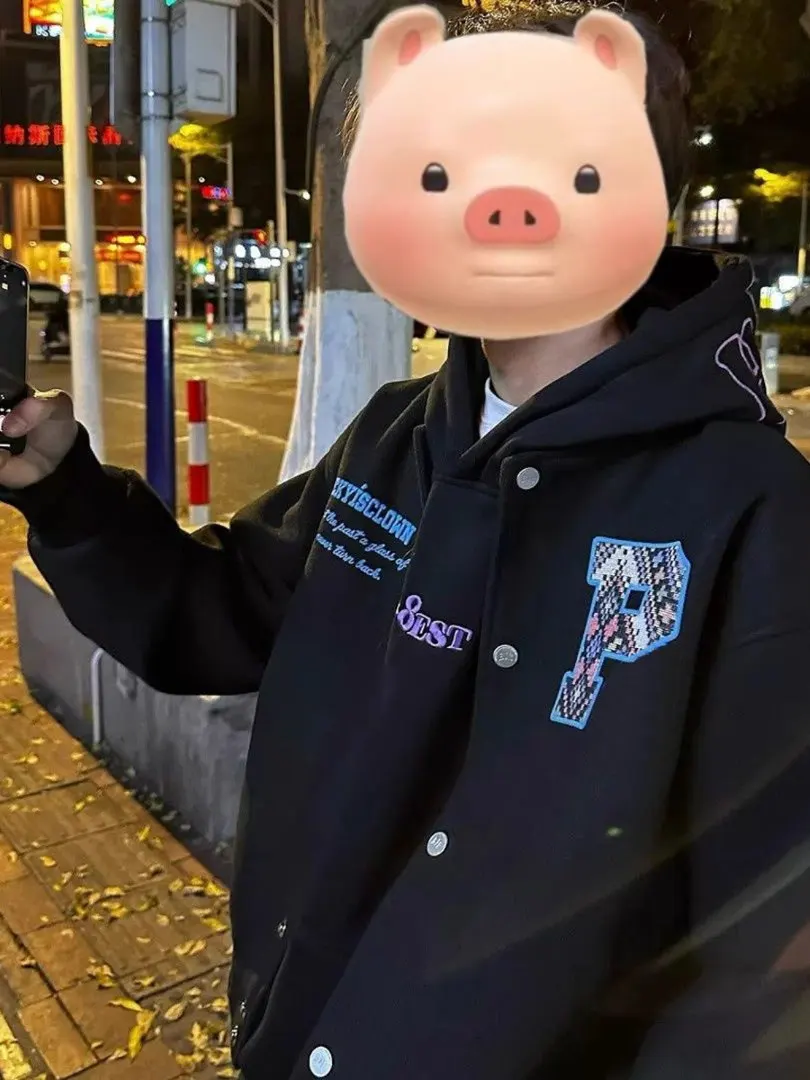 

Женские летние бейсбольные куртки из шифона с декором, в стиле боевой мотоциклетной экипировки, модные, однотонные, фактурные, имбирного цвета, шикарные, вязаные, с пушистыми карманами, в стиле OL