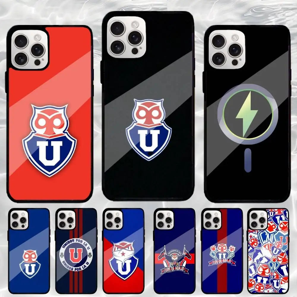 

C-Chile University Logo Phone Case For iPhone17,16,15,14,13,12,11 Plus,Pro Max Magnetic For Magsafe Wireless Charging