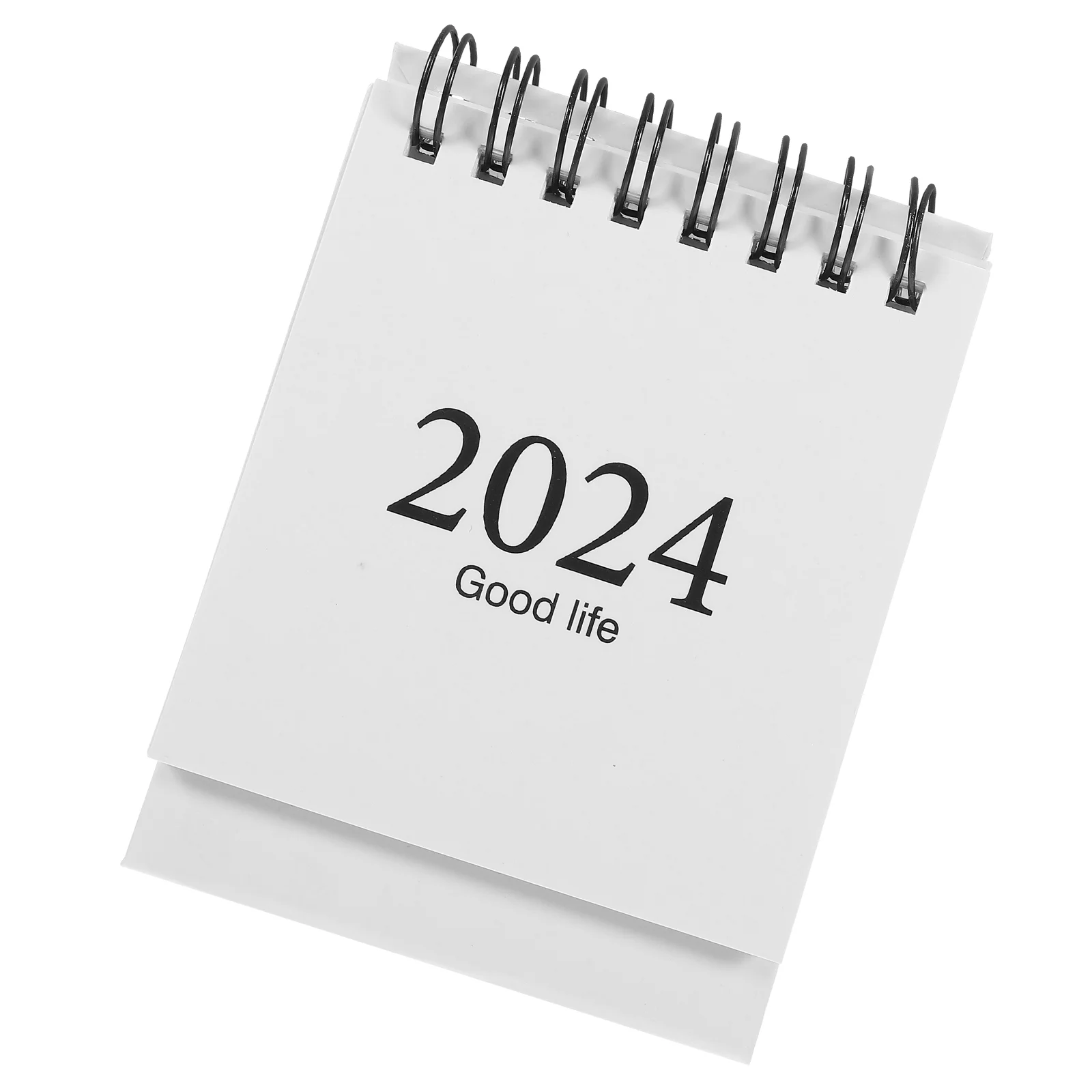 2024 Mini Simple English Desk Calendar Desktop Ornament Small Table for Decorative Vertical